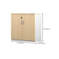 ノルディックスタイルのファイルキャビネットロックストレージ付きの木製側面ファイルキャビネット