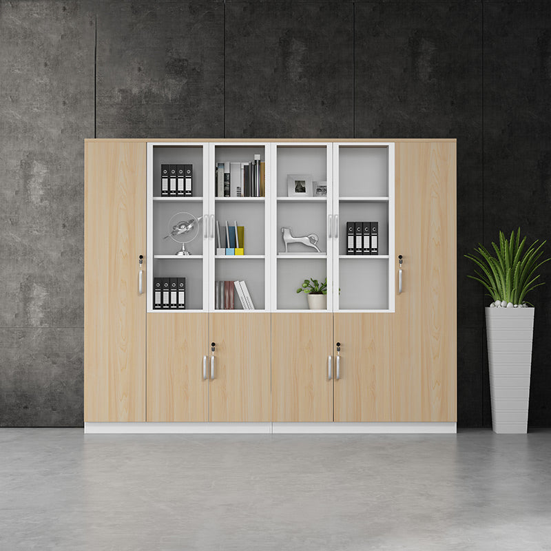 Archivo contemporáneo de archivos de madera de ingeniería vertical