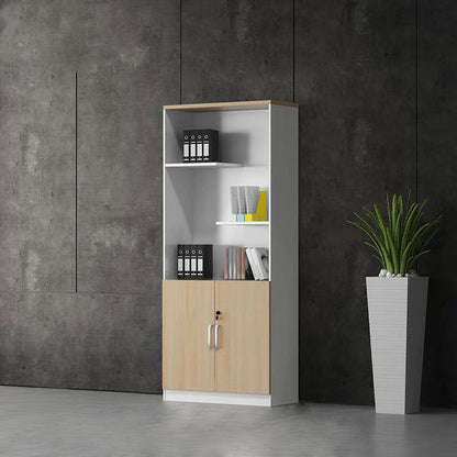 Archivo contemporáneo de archivos de madera de ingeniería vertical