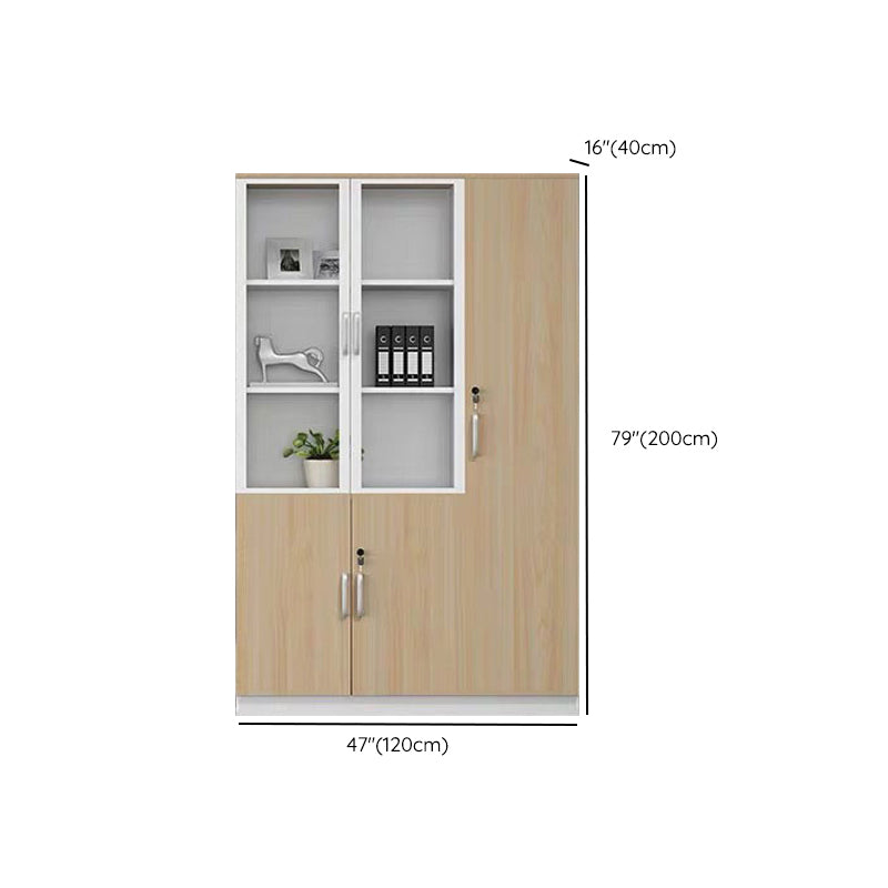 Archivo contemporáneo de archivos de madera de ingeniería vertical