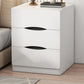 Modern Bed Nightstand Manufactured Wood Night Table with Drawers for Bedroom White 1 Piece Clearhalo 'Bedroom Furniture' 'furn' 'furn_night_stand' 'Furniture' 'night_stand' 'Nightstands' 7089021