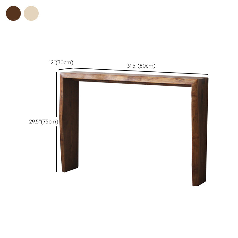 Tavolo da accento largo 12 pollici di console rettangolo moderno di metà secolo