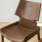 Modern Simple Side Chair Faux Leather Armless Dining Chair for Home Use