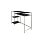 Modern Style Glass Writing Desk Rectangular Shape Office Table for Home