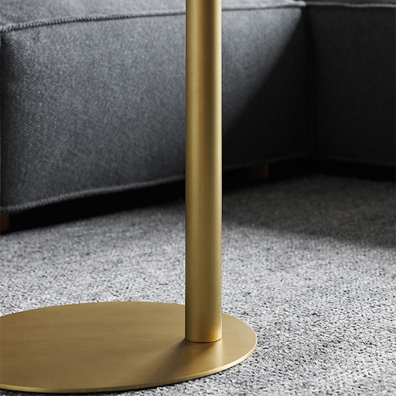 Tavolo da angolo contemporaneo da 19 "tavolo rotondo del piedistallo rotondo