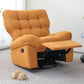 Microsuede Recliner Chair with Tufted Back and Independent Foot Clearhalo 'Chairs & Seating' 'furn' 'furn_recliners' 'Furniture' 'Living Room Furniture' 'Recliners' 7090586