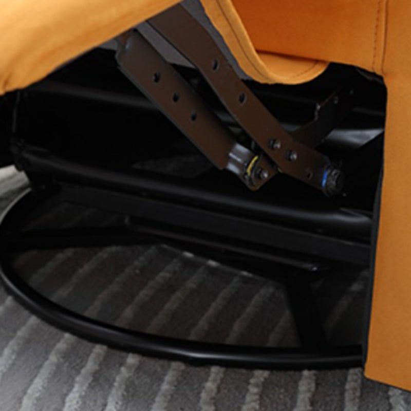 Microsuede Recliner Chair with Tufted Back and Independent Foot Clearhalo 'Chairs & Seating' 'furn' 'furn_recliners' 'Furniture' 'Living Room Furniture' 'Recliners' 7090594