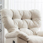 Swivel Rocker Standard Recliner Solid Color Faux Leather Recliner stoel met getufte rug