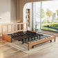 Contemporary Foldable Futon Sleeper Solid Wood Futon Sleeper Sofa with Storage