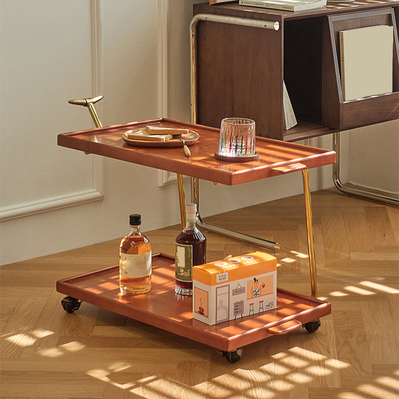 Contemporary Corner Table Rectangular Wood Side Table with Storage Clearhalo 'Coffee & Accent Tables' 'End & Side Tables' 'end_side_tables' 'furn' 'furn_end_side_tables' 'Furniture' 'Living Room Furniture' 7090790