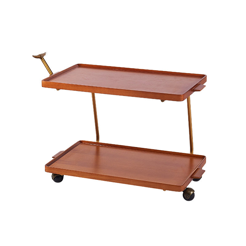 Contemporary Corner Table Rectangular Wood Side Table with Storage 30"L x 16"W x 22"H Brown 1 Clearhalo 'Coffee & Accent Tables' 'End & Side Tables' 'end_side_tables' 'furn' 'furn_end_side_tables' 'Furniture' 'Living Room Furniture' 7090799