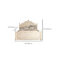 Victorian Solid Color Slat Bed Arched Bed With Custom Wood Legs