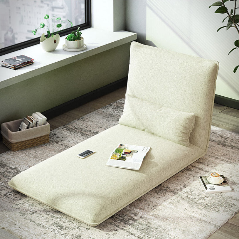 Linnen Standaard Recliner vaste kleur metalen frame Recliner stoel