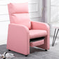 Solid Color Standard Recliner 38.18"H Recliner Chair with Footrest Pink Clearhalo 'Chairs & Seating' 'furn' 'furn_recliners' 'Furniture' 'Living Room Furniture' 'Recliners' 7091079