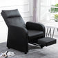 Solid Color Standard Recliner 38.18"H Recliner Chair with Footrest Clearhalo 'Chairs & Seating' 'furn' 'furn_recliners' 'Furniture' 'Living Room Furniture' 'Recliners' 7091095