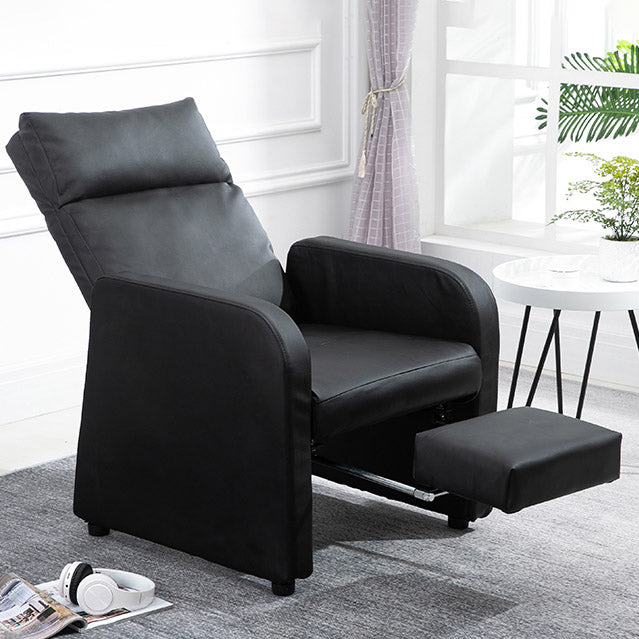 Solid Color Standard Recliner 38.18"H Recliner Chair with Footrest Clearhalo 'Chairs & Seating' 'furn' 'furn_recliners' 'Furniture' 'Living Room Furniture' 'Recliners' 7091095