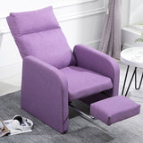 Solid Color Standard Recliner 38.18"H Recliner Chair with Footrest Clearhalo 'Chairs & Seating' 'furn' 'furn_recliners' 'Furniture' 'Living Room Furniture' 'Recliners' 7091096