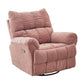Solid Color Swivel Rocker Standard Recliner Metal Frame Recliner stoel
