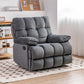 Scandinavian Fabric Standard Recliner Tufted Back Recliner Chair Gray Clearhalo 'Chairs & Seating' 'furn' 'furn_recliners' 'Furniture' 'Living Room Furniture' 'Recliners' 7091139