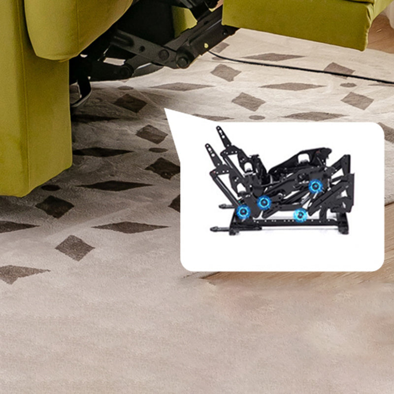 Scandinavian Fabric Standard Recliner Tufted Back Recliner Chair Clearhalo 'Chairs & Seating' 'furn' 'furn_recliners' 'Furniture' 'Living Room Furniture' 'Recliners' 7091144