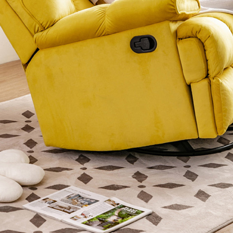 Scandinavian Fabric Standard Recliner Tufted Back Recliner Chair Clearhalo 'Chairs & Seating' 'furn' 'furn_recliners' 'Furniture' 'Living Room Furniture' 'Recliners' 7091145