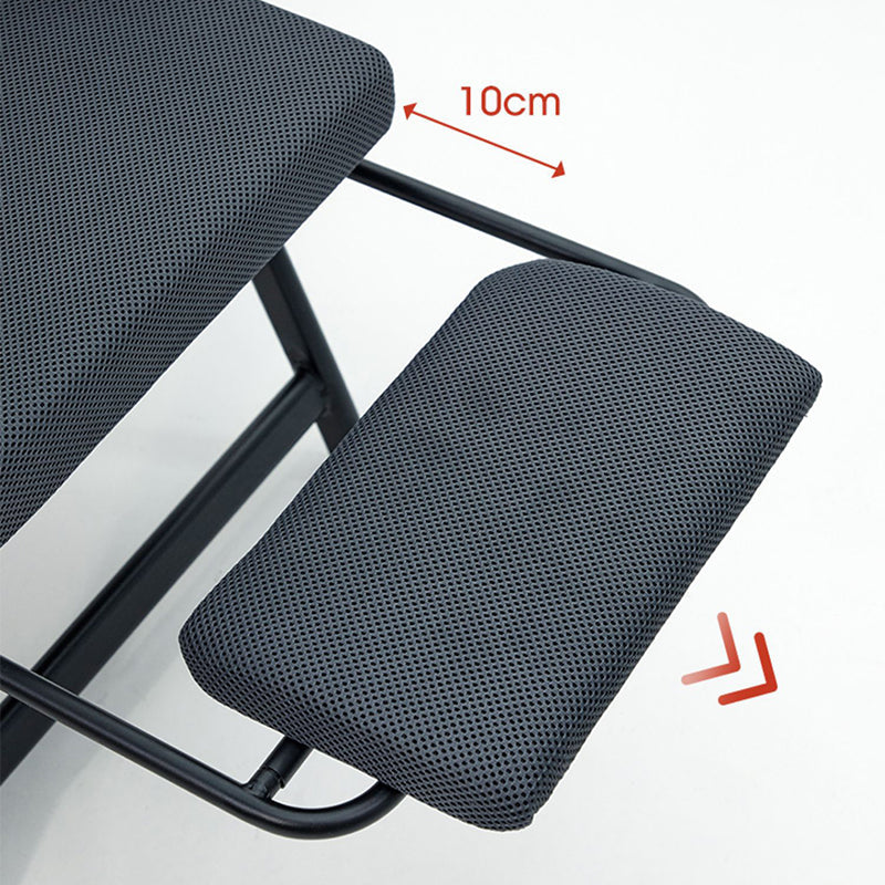 Moderne en eigentijdse standaardrecliner in stalen basis met hoofdsteun