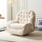 Opslagrecliner Positie Lock Recliner stoel met getufte rug