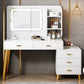 Modern 15.7" Wide Make-up Vanity with Drawer Modern Style Wooden Makeup Table