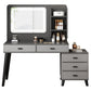 Modern 15.7" Wide Make-up Vanity with Drawer Modern Style Wooden Makeup Table