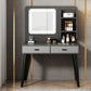 Modern 15.7" Wide Make-up Vanity with Drawer Modern Style Wooden Makeup Table