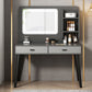 Modern 15.7" Wide Make-up Vanity with Drawer Modern Style Wooden Makeup Table