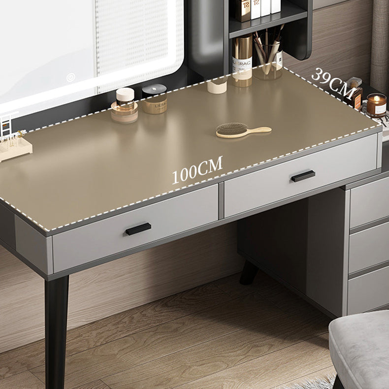 Modern 15.7" Wide Make-up Vanity with Drawer Modern Style Wooden Makeup Table