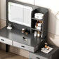 Modern 15.7" Wide Make-up Vanity with Drawer Modern Style Wooden Makeup Table