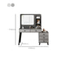 Modern 15.7" Wide Make-up Vanity with Drawer Modern Style Wooden Makeup Table