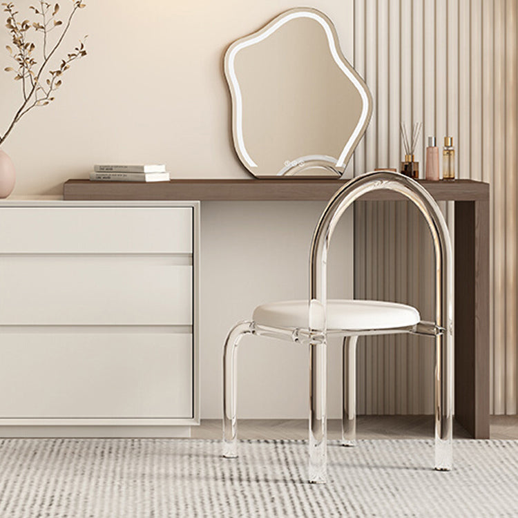 Traglita tradizionale vanità per il trucco da letto in legno Vanity con cassetto