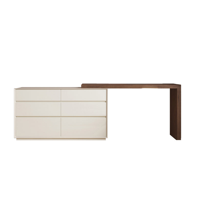 Traglita tradizionale vanità per il trucco da letto in legno Vanity con cassetto