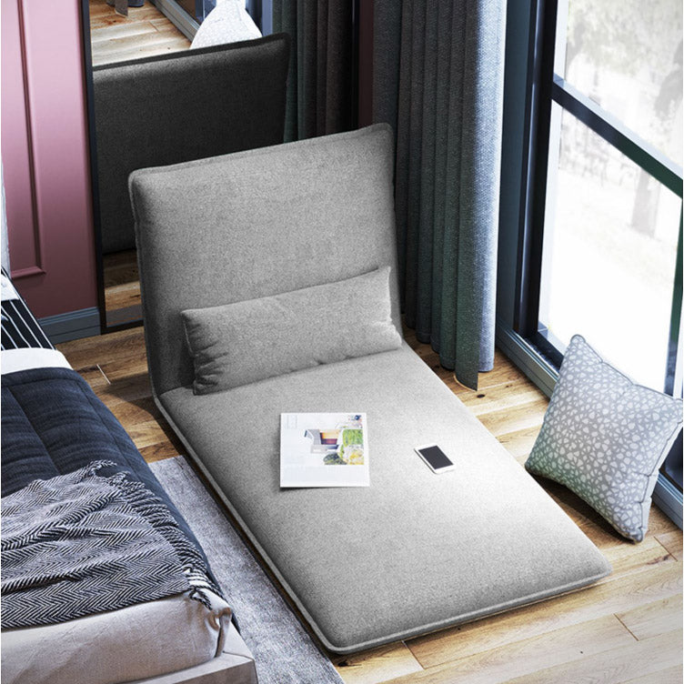 Frame metallico 25,59 "sedia reclinabile in pelle di colore polpa di colore reclinabile ad ampio standard