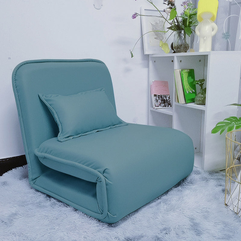 Frame metallico 25,59 "sedia reclinabile in pelle di colore polpa di colore reclinabile ad ampio standard