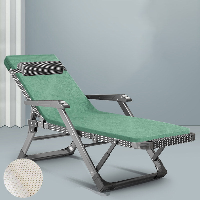 Metal Recliner Chair Modern Standard (No Motion) Standard Recliner Green Clearhalo 'Chairs & Seating' 'furn' 'furn_recliners' 'Furniture' 'Living Room Furniture' 'Recliners' 7091269