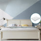Rectangular Solid Color Panel Bed Scandinavian Standard Bed with Headboard