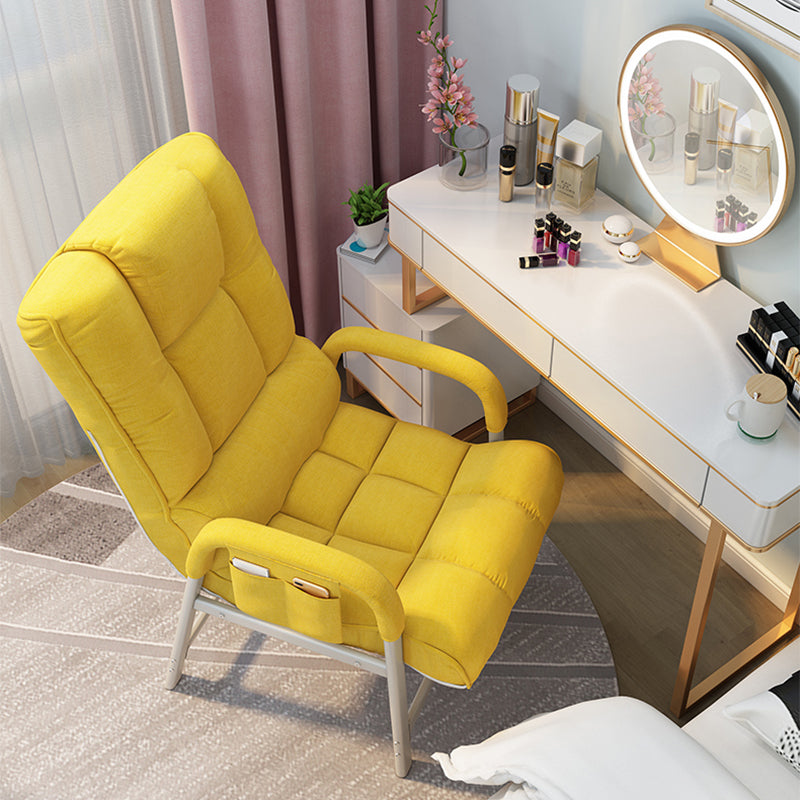 Metal Standard Recliner Solid Color Living Room Arm storage Recliner Chair Clearhalo 'Chairs & Seating' 'furn' 'furn_recliners' 'Furniture' 'Living Room Furniture' 'Recliners' 7091378