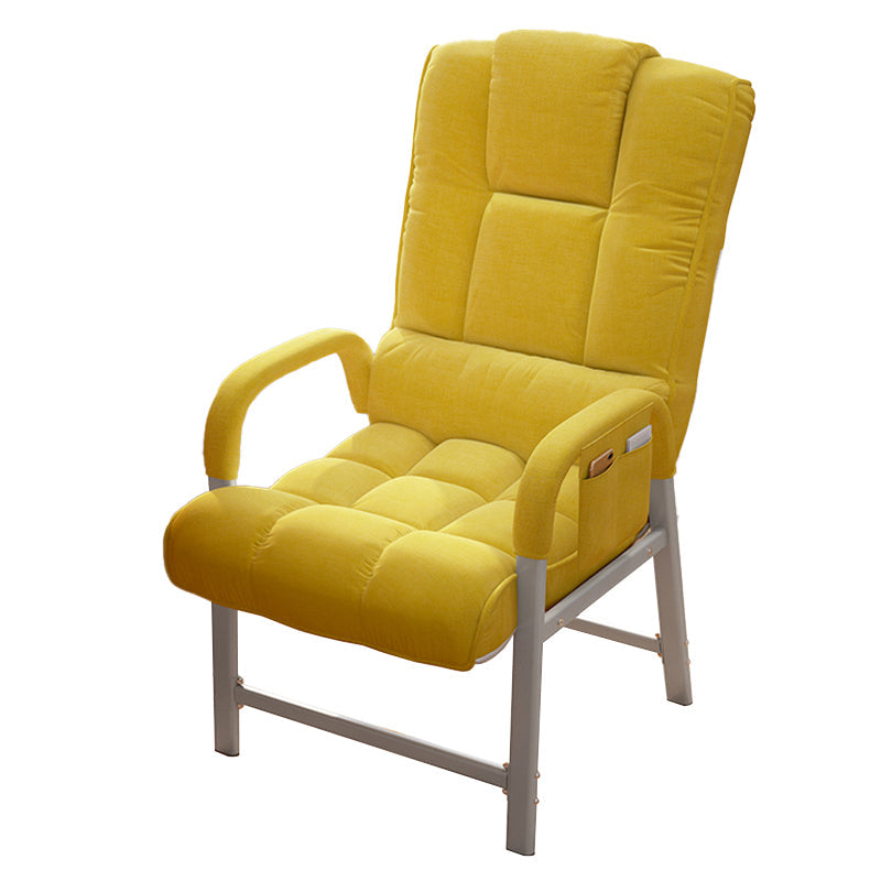 Metal Standard Recliner Solid Color Living Room Arm storage Recliner Chair Clearhalo 'Chairs & Seating' 'furn' 'furn_recliners' 'Furniture' 'Living Room Furniture' 'Recliners' 7091395