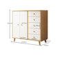 Contemporary Rectangle Storage Cabinet with Drawer Wooden Accent Cabinet