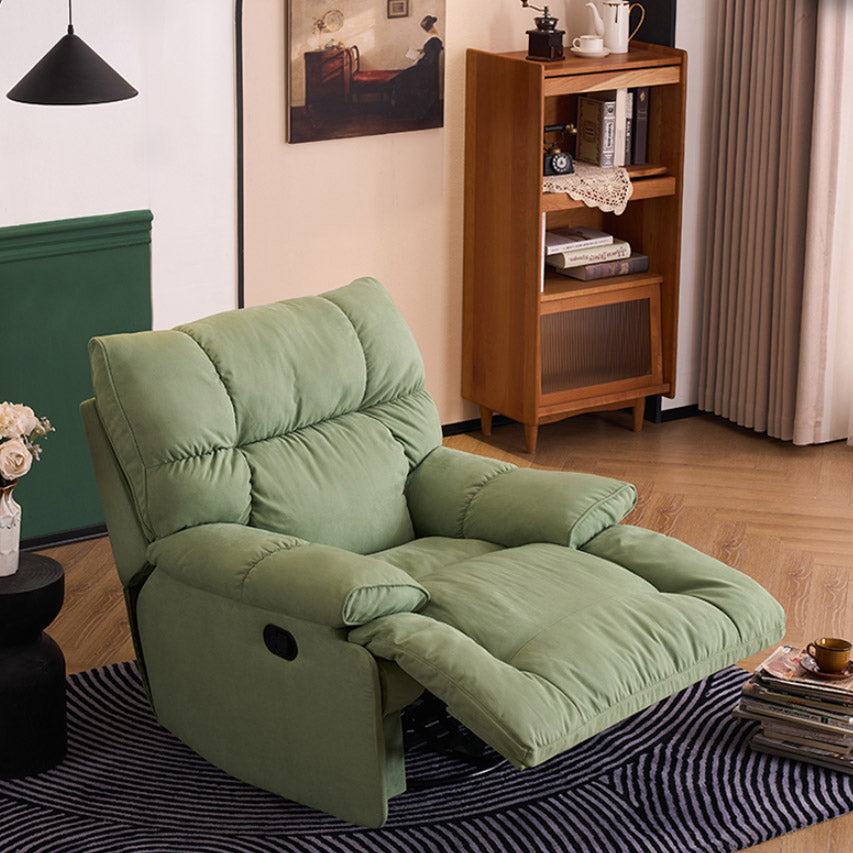 Sedia reclinabile reclinabile standard di rocciale per culo in solido colore.