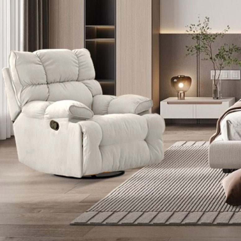 Sedia reclinabile reclinabile standard di rocciale per culo in solido colore.