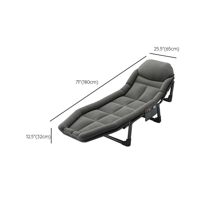 Fauteuil inclinable standard à cadre métallique 25,59 "