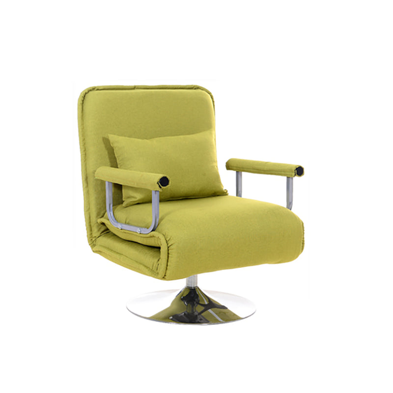 Contemporary Standard Recliner Lumbar Support Recliner Chair for Living Room Adjustable Linen Green Clearhalo 'Chairs & Seating' 'furn' 'furn_recliners' 'Furniture' 'Living Room Furniture' 'Recliners' 7091514