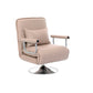 Contemporary Standard Recliner Lumbar Support Recliner Chair for Living Room Adjustable Linen Khaki Clearhalo 'Chairs & Seating' 'furn' 'furn_recliners' 'Furniture' 'Living Room Furniture' 'Recliners' 7091518