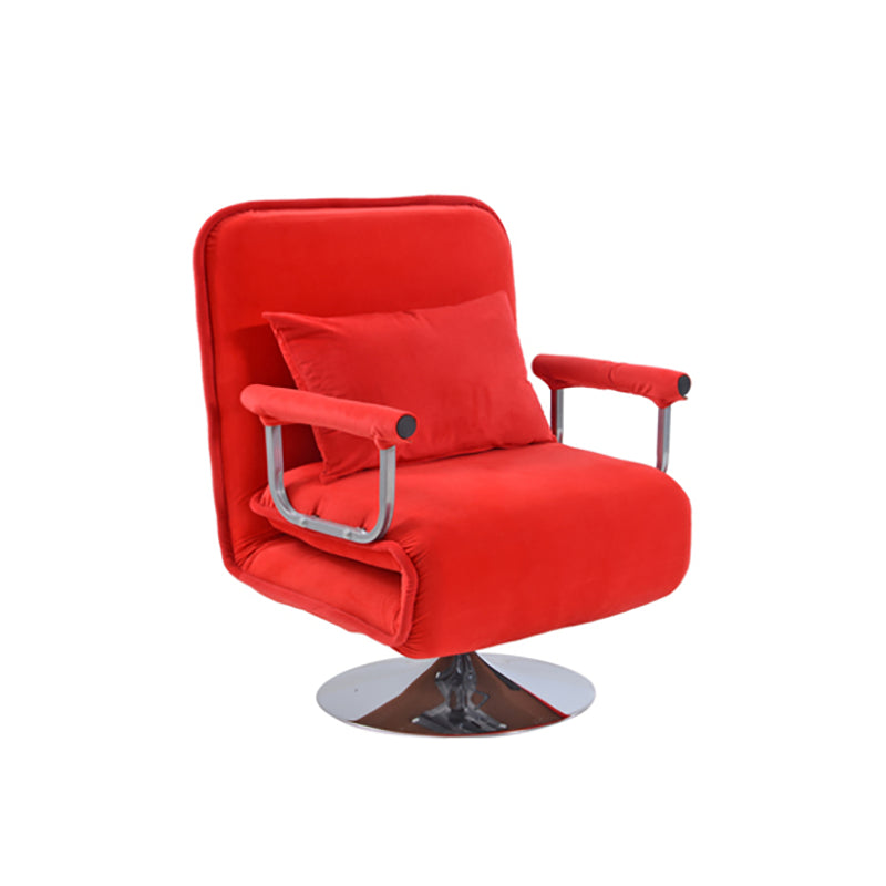 Contemporary Standard Recliner Lumbar Support Recliner Chair for Living Room Adjustable Polyester Blend Red Clearhalo 'Chairs & Seating' 'furn' 'furn_recliners' 'Furniture' 'Living Room Furniture' 'Recliners' 7091519