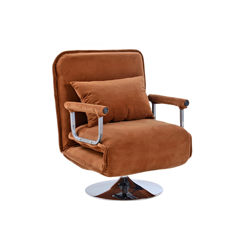 Contemporary Standard Recliner Lumbar Support Recliner Chair for Living Room Adjustable Polyester Blend Coffee Clearhalo 'Chairs & Seating' 'furn' 'furn_recliners' 'Furniture' 'Living Room Furniture' 'Recliners' 7091520